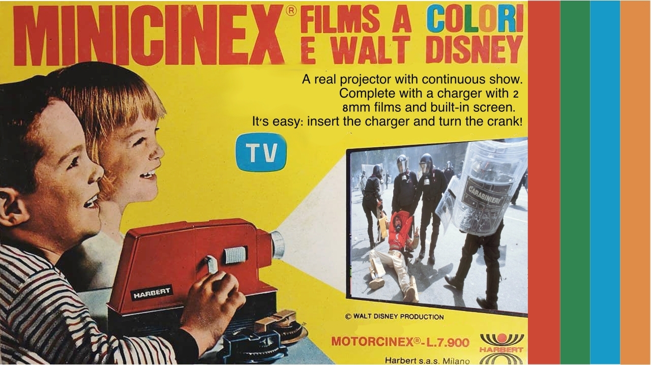 example of advertising in topolino no.883 with a personal adjustment
